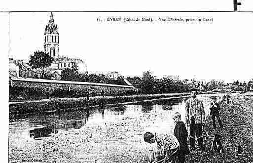 Ville de EVRAN Carte postale ancienne